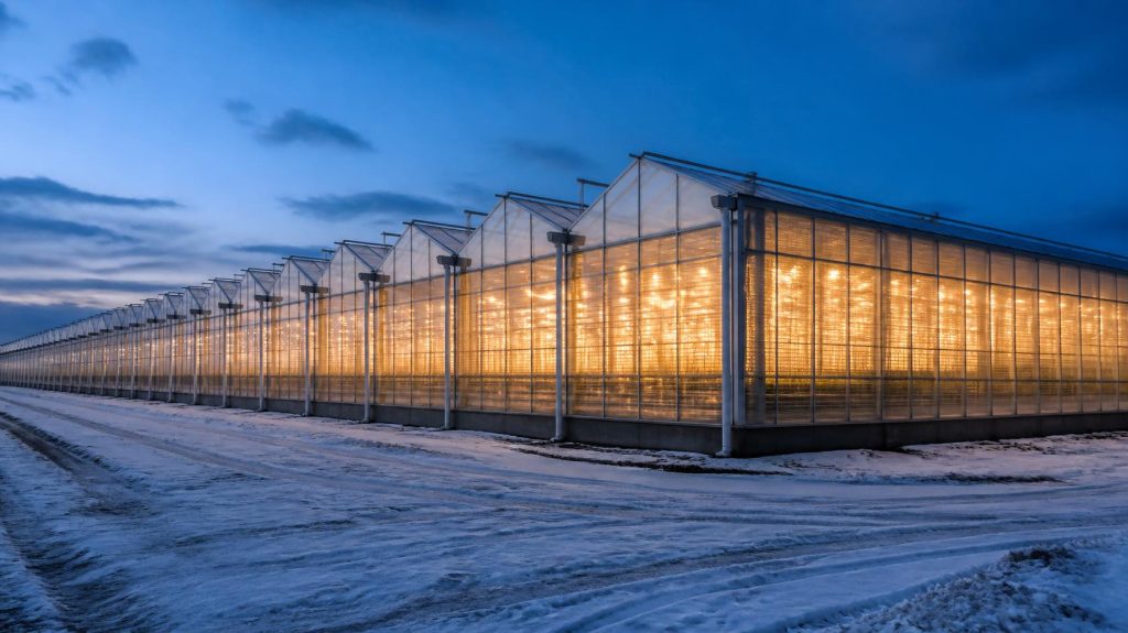 Energy efficiency of commercial greenhouses